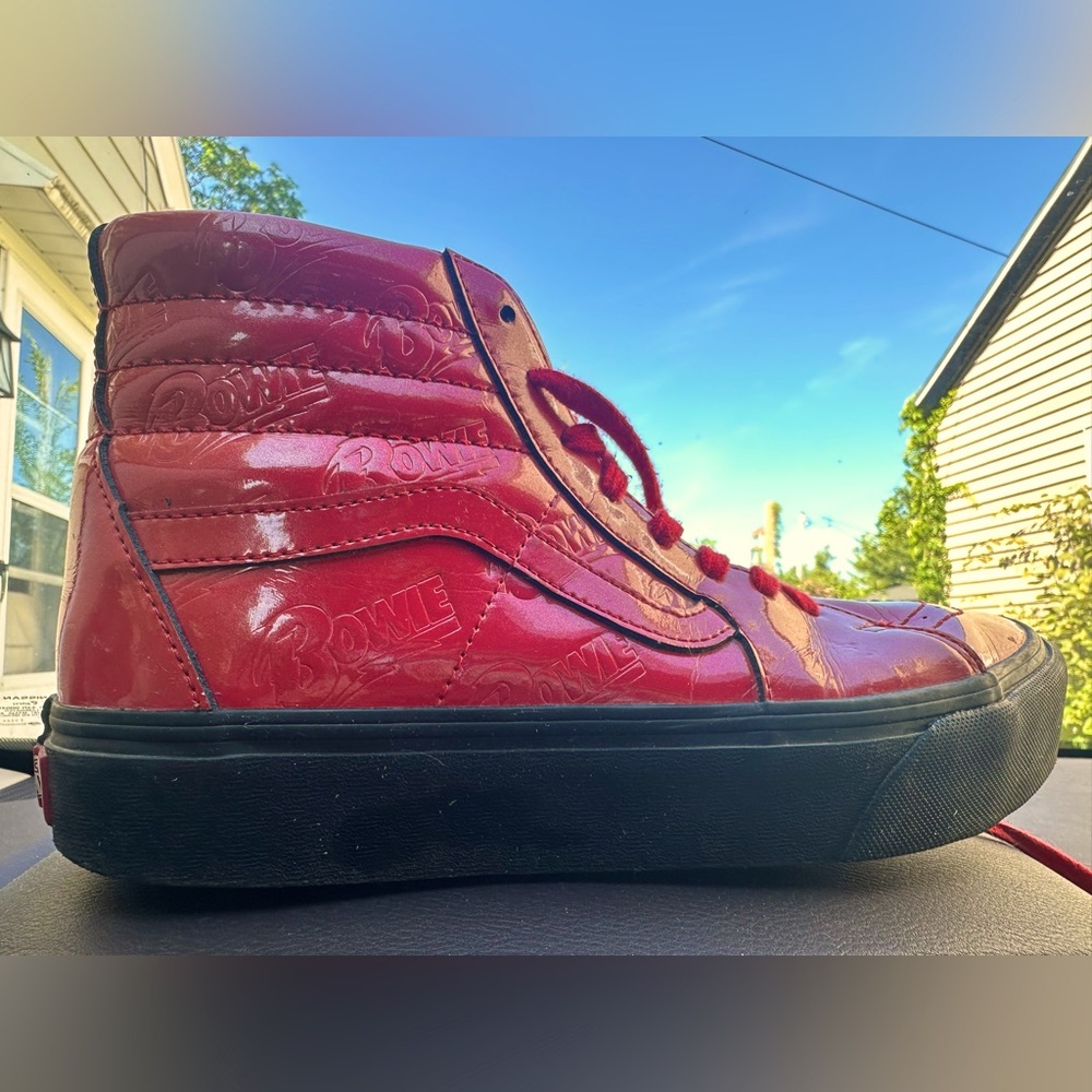 David Bowie high top van shoes